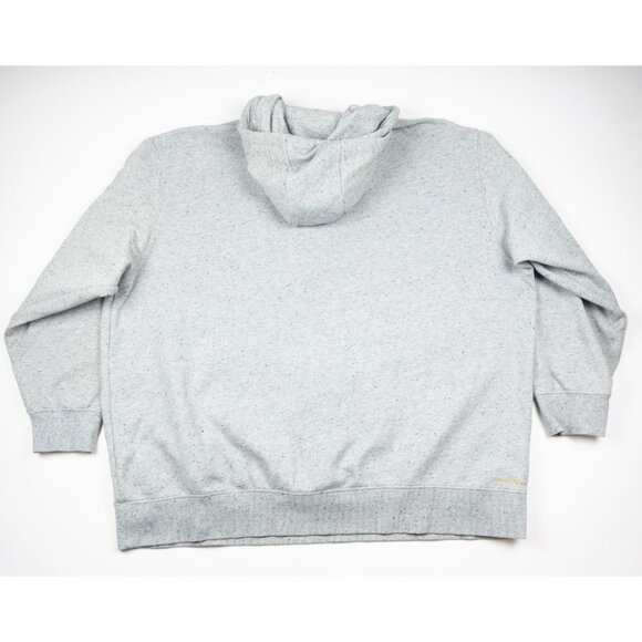 Ariat Rebar Workman Hoodie Sweatshirt Men's 3XL Gray Long Sleeve 1/4 Zip - Picture 4 of 16